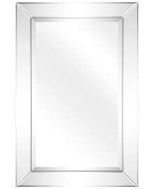 Empire Art Direct solid Wood Frame Covered with Beveled Clear Mirror Panels - 24