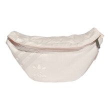 Мужские поясные сумки Мужская поясная сумка текстильная белая спортивная  Adidas Waistbag Nylon