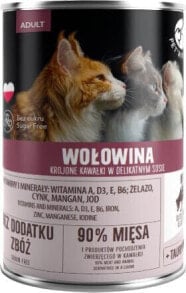 Pet Republic KOT puszka WOŁOWINA sos /6 400g