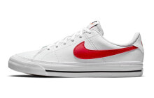 Nike Court Legacy 防滑减震 低帮 板鞋 GS 白红 / Кроссовки Nike Court Legacy DA5380-105