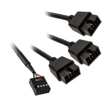 Купить компьютерные кабели и коннекторы Lian-Li: Lian Li PW-U2HB USB Converter 1 USB to 3 USB