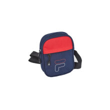 Мужская сумка через плечо спортивная тканевая маленькая планшет синяя красная Fila New Pusher Bag Berlin