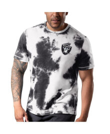 Купить мужские футболки и майки MSX by Michael Strahan: Men's Black Las Vegas Raiders Freestyle Tie-Dye T-shirt