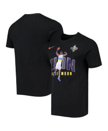 Nike men's Zion Williamson Black New Orleans Pelicans Hero Performance T-shirt