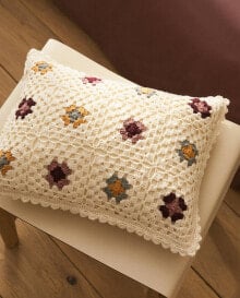 Children’s crochet cushion cover