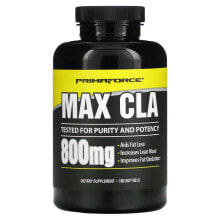 Примафорсе, Max CLA, 180 мягких желатиновых капсул