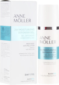 Feuchtigkeitsspendendes und schützendes Gesichtsgel - Anne Moller Blockage 24h Moisturizing Defender Gel