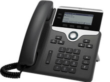 Системные телефоны cisco 7811 IP-телефон Черный, Серебристый Проводная телефонная трубка LED 1 линий CP-7811-3PCC-K9=