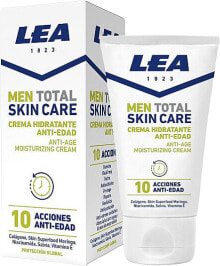 Feuchtigkeitsspendende Anti-Aging-Gesichtscreme - Lea Men Total Skin Care Anti-Age Moisturizing Face Cream