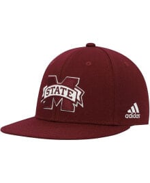 adidas men's Maroon Mississippi State Bulldogs Sideline Snapback Hat