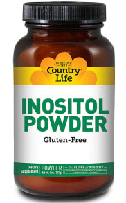 Витамины группы В Country Life Inositol Powder -- витамины группы В порошок инозитола  - 1100 мг  -- 113 г