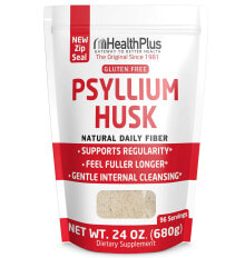 Клетчатка health Plus Psyllium Husk Порошок шелухи подорожника 680 г
