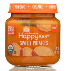 Детское пюре детское пюре Happy Baby сладкий картофель, от 4 месяцев и старше