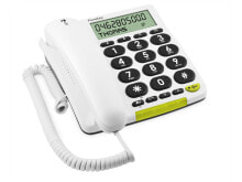 Doro 312cs Аналоговый телефон Белый Идентификация абонента (Caller ID) 380007