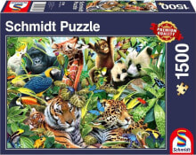 G3 Puzzle 1500 Kolorowy świat zwierząt G3