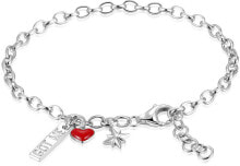 Браслеты Stylish silver bracelet with Storie charms RZB026