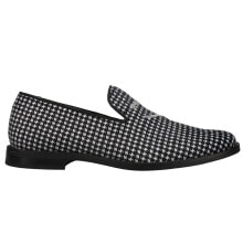 Купить черные мужские туфли Sperry: Sperry Houndstooth Overlook Smoking Slipper Plain Toe Dress Mens Black Dress Sh