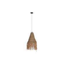 HOME DECOR Natural Iron Jute Ceiling Light 44x44x67 cm