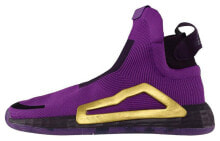 adidas N3xt L3V3L 减震防滑耐磨 高帮 复古篮球鞋 紫色 / Кроссовки Adidas N3xt L3V3L G28812