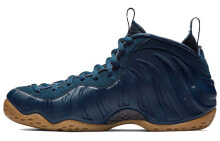 Nike Foamposite One Midnight Navy 生胶 喷泡 低帮 复古篮球鞋 男女同款 午夜蓝 / Кроссовки Nike Foamposite One 314996-405