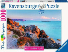 Детские развивающие пазлы ravensburger Puzzle 1000 Śródziemnomorska Grecja