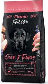 Купить сухие корма для собак Fitmin: Fitmin Fitmin dog For Life Duck & Turkey 12kg