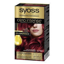 Permanent Dye Syoss Olio Intense Ammonia-free Nº 5,92 Intense Ruby