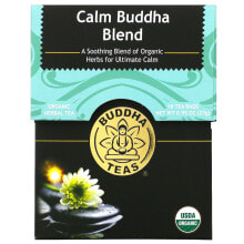 Buddha Teas, Calm Buddha Blend, 18 чайных пакетиков, 27 г (0,95 унции)