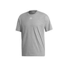 Мужские спортивные футболки мужская футболка спортивная серая однотонная Adidas Must Have 3S Tee