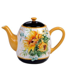 Certified International sunflower Fields Teapot