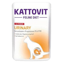 KATTOVIT Feline diet urinary veal wet cat food 85g