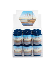 ROOT CANDLES votive Seaside Harbor 20 Hour Candles Set, 18 Piece