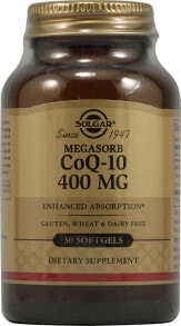 Коэнзим Q10 Solgar Megasorb CoQ-10 Коэнзим Q-10 400 мг 30 капсул