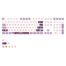 Купить клавиатуры AKKO: AKKO Blueberry Purple Pudding Keycap Set, ANSI - ASA Tastenprofil