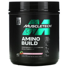 Аминокислоты muscleTech, Amino Build, Strawberry Watermelon, 20.92 oz (593 g)