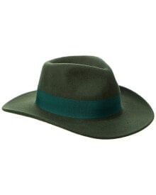 Купить мужские головные уборы Who Ced: Who Ced Ribbon Band Wool Felt Fedora Men's Green L