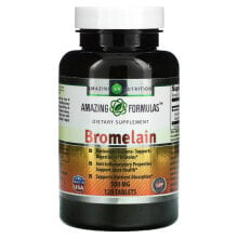 Пищеварительные ферменты Amazing Nutrition, Бромелаин, 500 мг, 120 таблеток