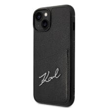 KARL LAGERFELD Klhcp14Mcssk iPhone 14 Plus15 Plus 6.7 Signature Cardslot phone case