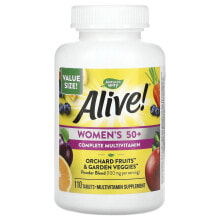 Alive! Women's 50+ Complete Multivitamin, 110 Tablets