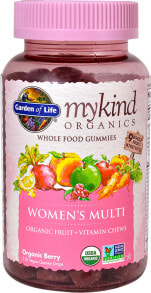 Витамины и БАДы для женщин Garden of Life Women's Multi Whole Food Gummies Цельнопищевые мультивитамины для женщин 120 пастилок