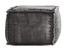 Купить товары для дома RNT by Really Nice Things: Quadratischer Pouf Grau Baumwolle XL