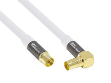 Кабели и разъемы для аудио- и видеотехники Alcasa GC-M2068 коаксиальный кабель 15 m IEC/Koax RG-6/U Белый