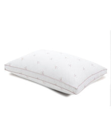 Calvin Klein monogram Logo Medium Support Cotton Pillow, King
