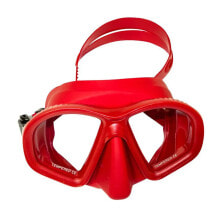 Masks and snorkels for scuba diving