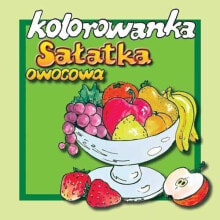 Раскраски для детей kolorowanka - Sałatka owocowa