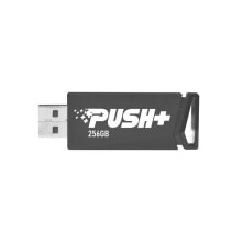 USB  флеш-накопители Patriot Memory Push+ USB флеш накопитель 256 GB USB тип-A 3.2 Gen 1 (3.1 Gen 1) Черный PSF256GPSHB32U
