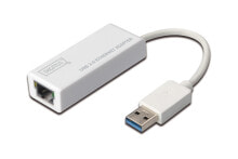Компьютерные разъемы и переходники Digitus DN-3023 кабельный разъем/переходник USB RJ-45 Белый