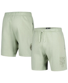 Купить мужские шорты Pro Standard: Men's Light Green New York Mets Neutral Fleece Shorts