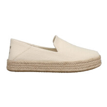 TOMS Carolina Espadrille Slip On Womens Off White Flats Casual 10020991T-101 купить онлайн