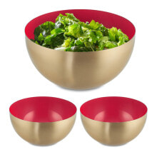 Dishes and salad bowls for serving